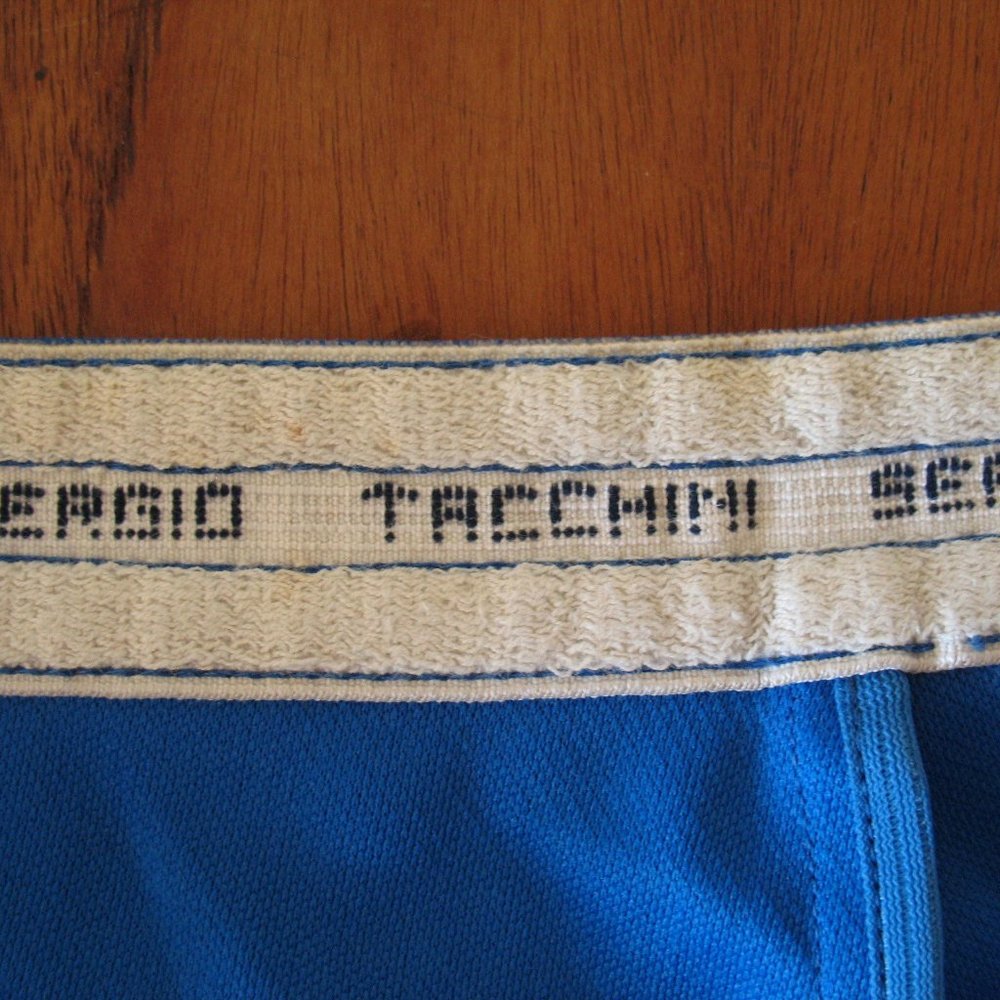 Sergio Tacchini Tennis Shorts XS Vintage Blue - Picture 6 of 7